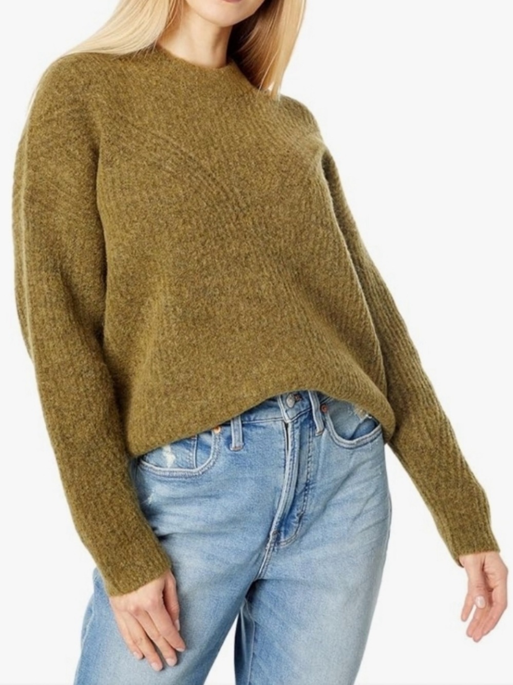 Madewell Belfiore Ribbed Pullover Sweater